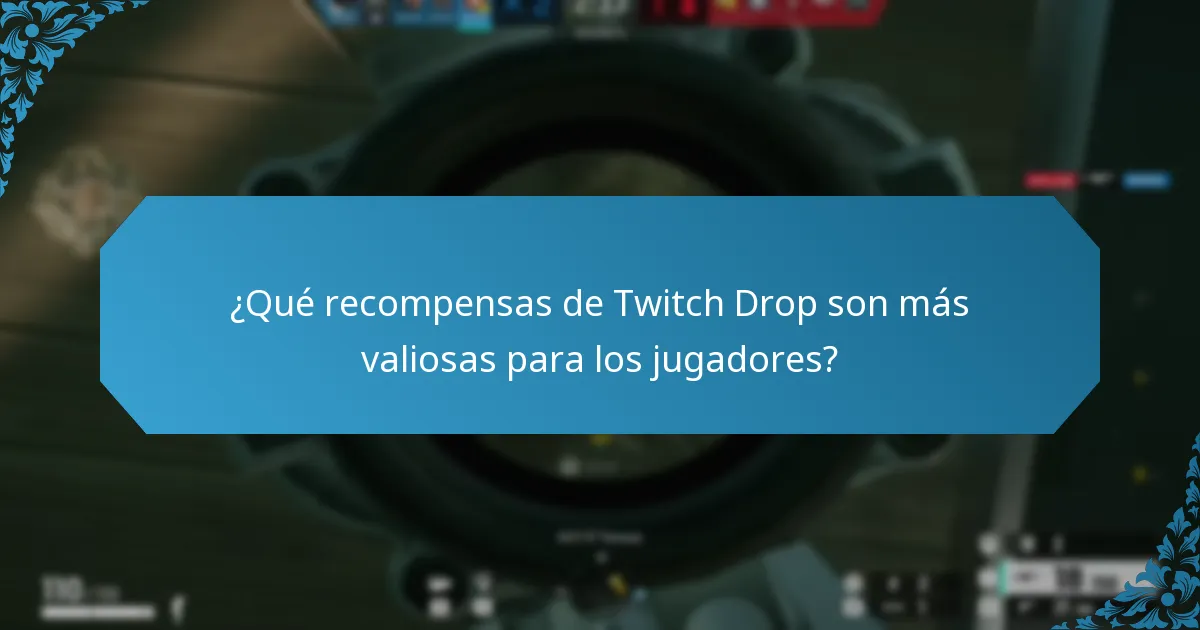 ¿Qué factores influyen en las preferencias de los jugadores por las recompensas de Twitch Drop?